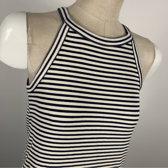💕 Madewell Navy and White Striped dress S - Picture 6 of 12